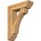 Ekena Millwork Legacy Slat Rough Sawn Bracket w/ Offset Brace, Western Red Cedar, 8"W x 28"D x 36"H BKT0806X28X36LEC06RWR - alternate 1